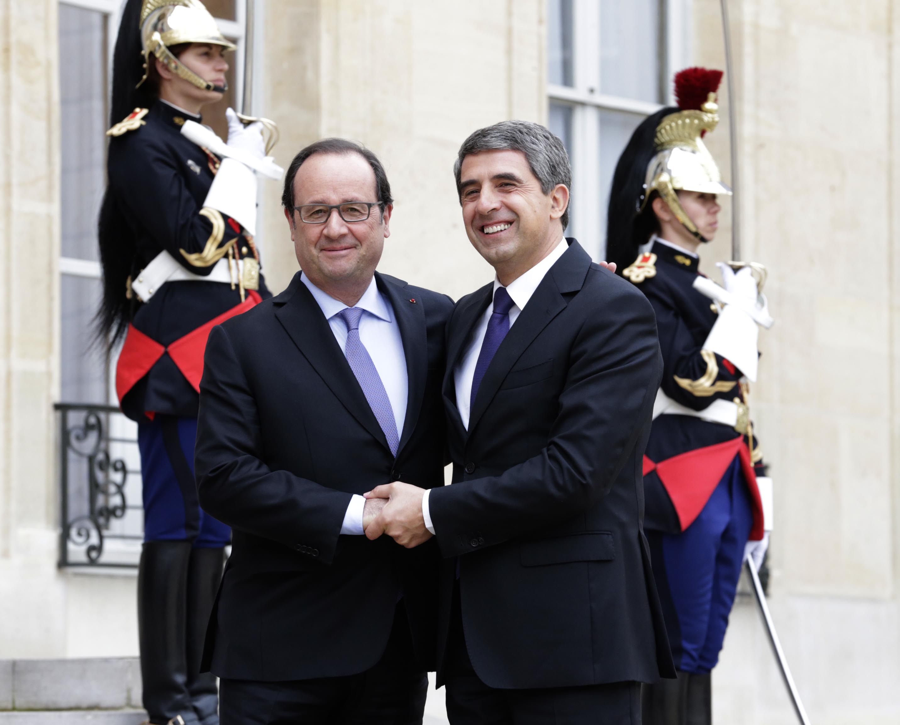 Работно посещение на президента Плевнелиев във френската република